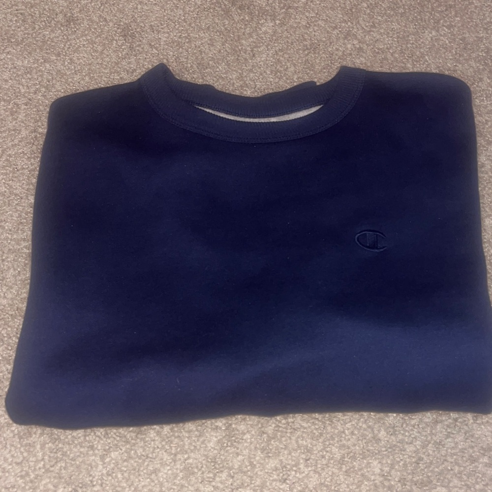 Champion Dark Blue Crewneck Sweatshirt